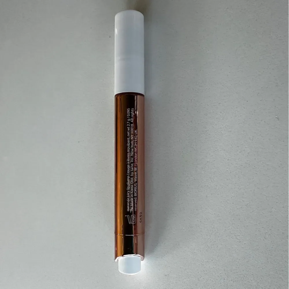 NWOB Full Size Tarte Maracuja Juicy Lip Plump in Forget Me Not